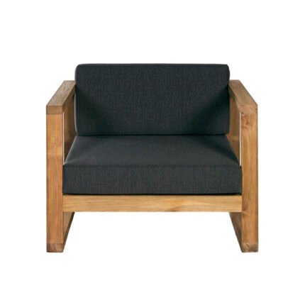 Morlan Teak Patio Chair with Cushions