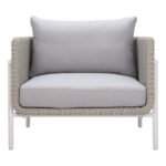 Morriston Outdoor Armless Lounge Chair with Cushion