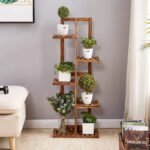 Wooden stand holder for garden flowers - Image 2