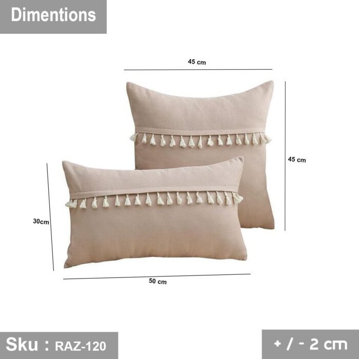 Set of 2 plush cushions - RAZ-120 - Image 3