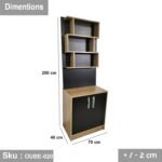 Coffee corner made of high quality MDF wood - OUBE-020 - Image 4