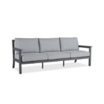 ORTUN 80" Metal Outdoor Couch with Cushions by Real Flame