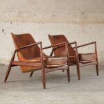 Kofod Larsen Italian Vintage Wood Armchair - Image 10