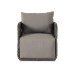 Poillucci Swivel Wicker Patio Chair with Cushions