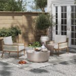Rydell Acacia Outdoor Lounge Chair - Image 2