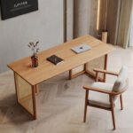 Oak Veneer Desk Omraj Hokku - Image 2