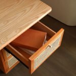 Oak Veneer Desk Omraj Hokku - Image 9