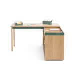 Kristian Nilsen Wide Wooden Home Desk - Image 3