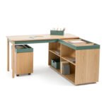 Kristian Nilsen Wide Wooden Home Desk - Image 9