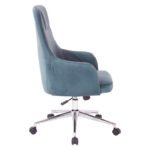 Ave Six Marigold Velvet Desk Chair - Image 2