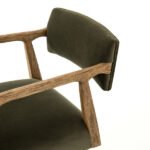 Hawthorne Collection Modern Faux Leather Swivel Chair - Image 7