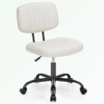 Stella Mid-Century Modern Office Chair in Walnut Wood - Image 2