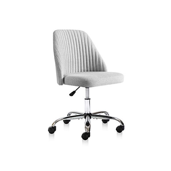 SED-H31.jpg Sweetcrispy Armless & Adjustable Swivel Vanity Office Chair - Image 1