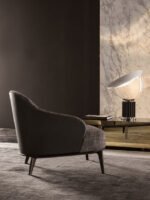 Leslie Smink Stylish Dark Theme Living Room - Image 6