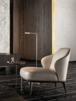 Leslie Smink Stylish Dark Theme Living Room - Image 7