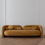 Bacio Boucle Stretch Velvet Sofa - Image 2