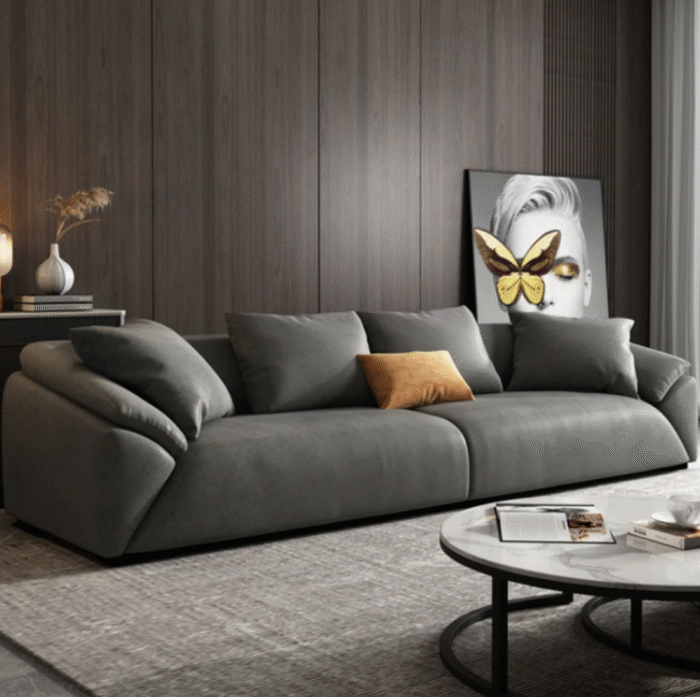 Lshine Couch Leather Sofa - Image 3