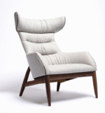 Beatrix High Back Curved Easy Arm Chair - Image 2