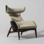 Beatrix High Back Curved Easy Arm Chair - Image 4