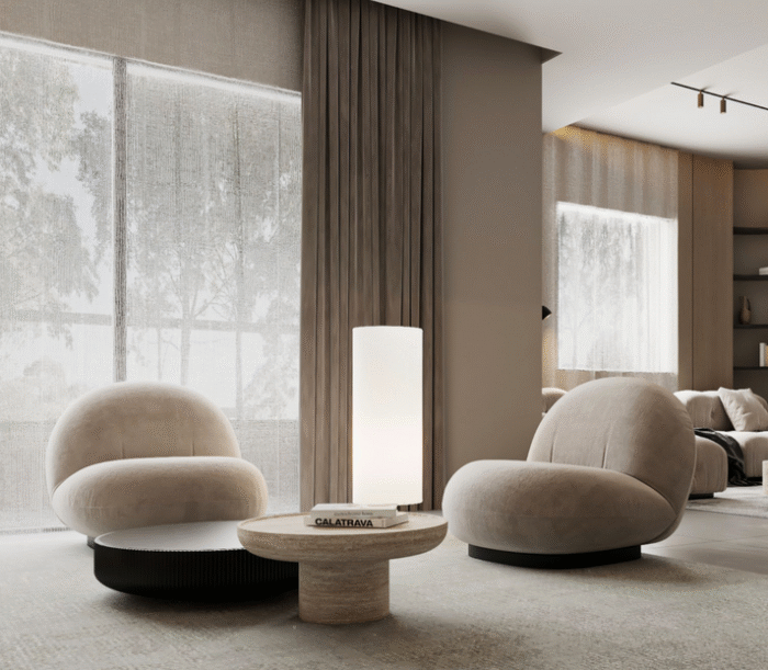 Maison De Nour Low Rise Puff Chair - Image 3