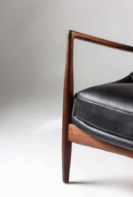 Kofod Larsen Italian Vintage Wood Armchair - Image 2