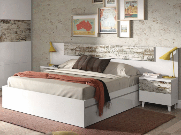 Mayon Armoire Minimalist Bedroom Set - Image 3