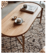 Holton Oval Solid Wood Coffee Table - Image 2