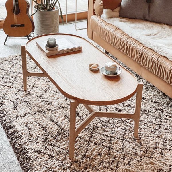 TAV009.jpg Holton Oval Solid Wood Coffee Table - Image 1