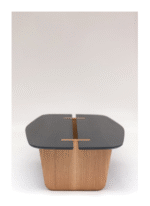 Surf Shaped Foldable Wooden Coffee Table - Image 6