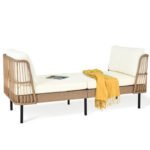 Ursula 74.8'' Wicker Outdoor Daybed