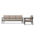 Vivant 83" Wide Outdoor Patio Sofa with Sunbrella Cushions
