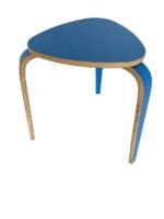 triangular shaped Brown Coffee Table for Living Room Wooden chair Home Furniture for Bedroom Kitchen Office - Image 7