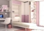 Room with vertical folding bed and table - Image 2