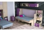 Children's room with vertical folding wardrobes. - Image 3