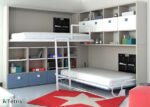 Children's room folding bunk beds - Image 6