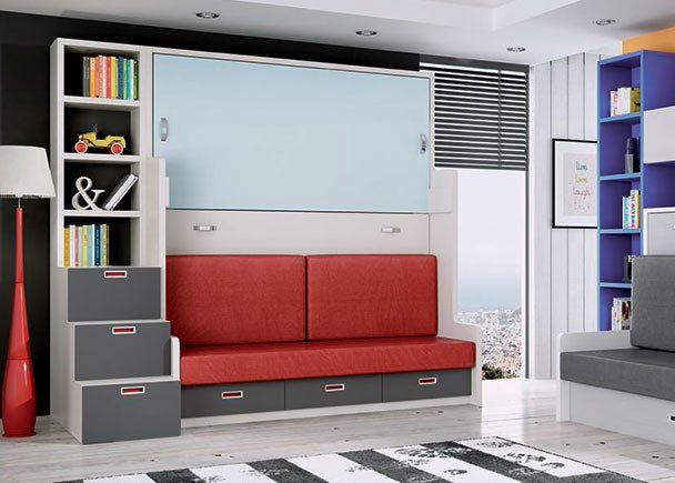 g-portada_comp_37.jpg Compact with horizontal folding bunk bed and sofa. - Image 1