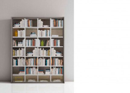 Italian living room with folding double bed