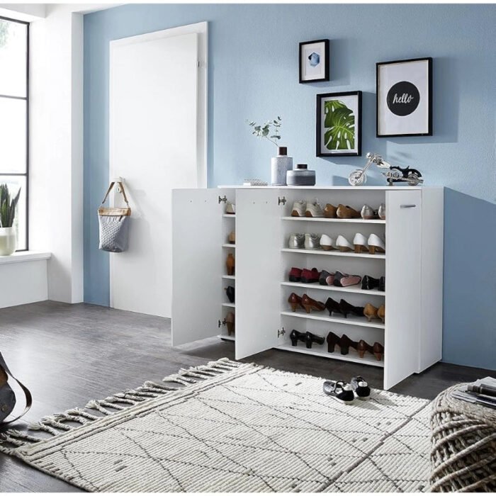 High quality MDF wooden shoe cabinet - KYN-133 - Image 4