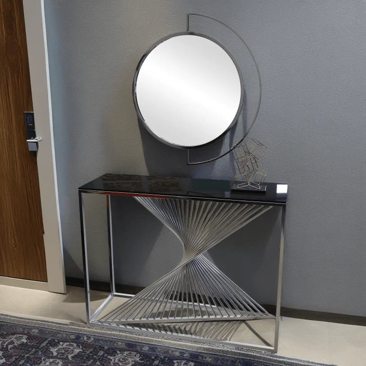 rax82-homix-1.jpg Stainless Steel Console and Mirrors - ORX-082 - Image 1