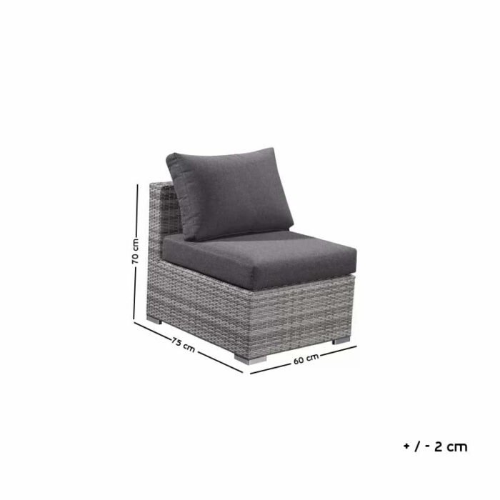 VIP rattan corner seating for 8 people - Image 5