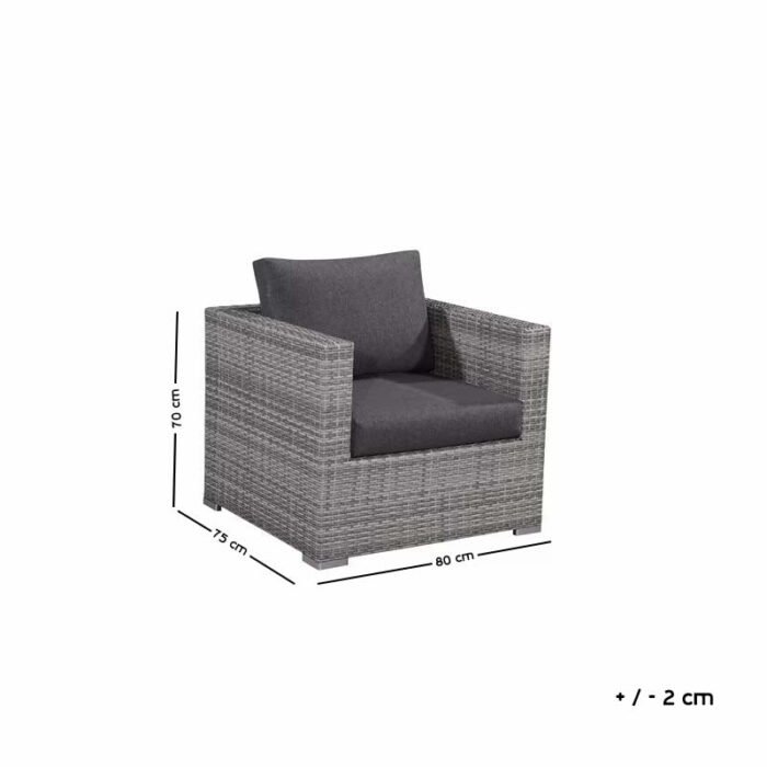 VIP rattan corner seating for 8 people - Image 7